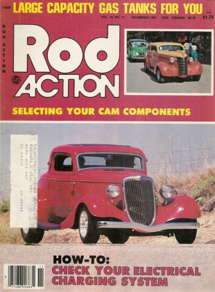 ROD ACTION 1981 NOV - MODEL A GETS LARGE TANK, CAM INSTALL, NSRA NATS